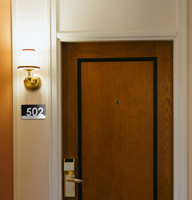 BLACK/SILVER SIGNAGE